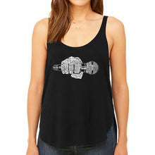 Load image into Gallery viewer, 90&#39;s Rappers - Women&#39;s Premium Word Art Flowy Tank Top