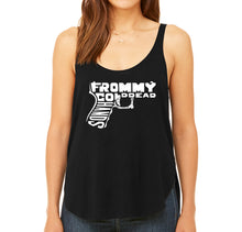 Load image into Gallery viewer, Out of My cold Dead Hands Gun -  Women&#39;s Premium Word Art Flowy Tank Top
