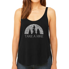 Load image into Gallery viewer, Nature Lover  - Women&#39;s Premium Word Art Flowy Tank Top