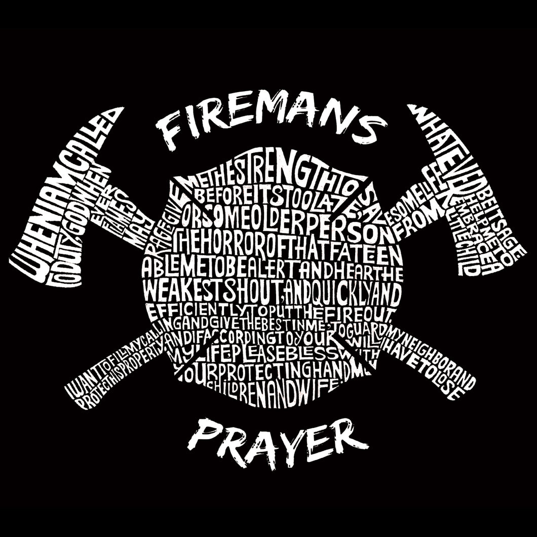 FIREMAN'S PRAYER - Drawstring Backpack