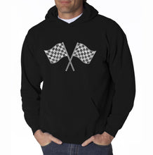 Load image into Gallery viewer, NASCAR NATIONAL SERIES RACE TRACKS - Men&#39;s Word Art Hooded Sweatshirt