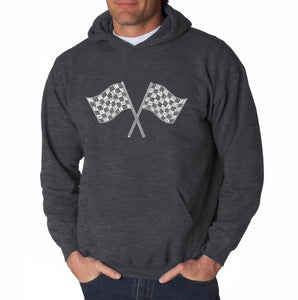NASCAR NATIONAL SERIES RACE TRACKS - Men's Word Art Hooded Sweatshirt