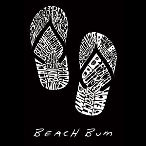 BEACH BUM - Girl's Word Art T-Shirt