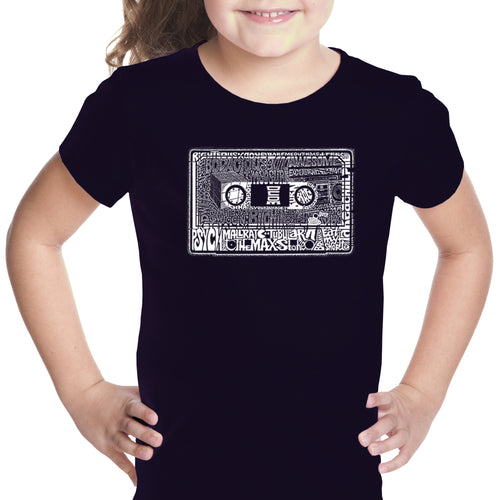 The 80's - Girl's Word Art T-Shirt