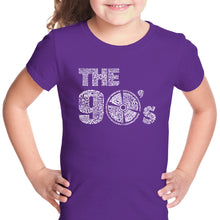 Load image into Gallery viewer, 90S - Girl&#39;s Word Art T-Shirt