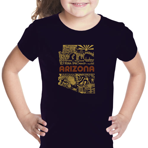 Az Pics - Girl's Word Art T-Shirt