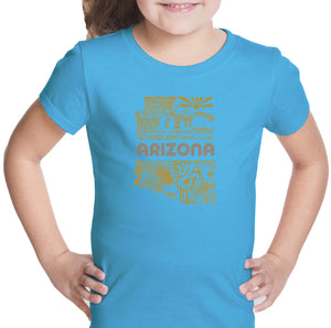 Az Pics - Girl's Word Art T-Shirt
