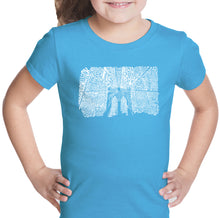 Load image into Gallery viewer, Brooklyn Bridge - Girl&#39;s Word Art T-Shirt