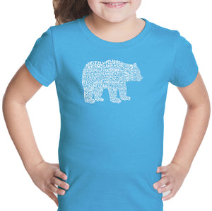 Bear Species - Girl's Word Art T-Shirt