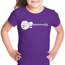 Load image into Gallery viewer, Don&#39;t Stop Believin&#39; - Girl&#39;s Word Art T-Shirt
