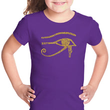 Load image into Gallery viewer, EGYPT - Girl&#39;s Word Art T-Shirt
