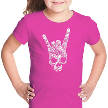 Load image into Gallery viewer, Heavy Metal Genres - Girl&#39;s Word Art T-Shirt