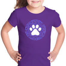 Load image into Gallery viewer, Gandhi&#39;s Quote on Animal Treatment - Girl&#39;s Word Art T-Shirt