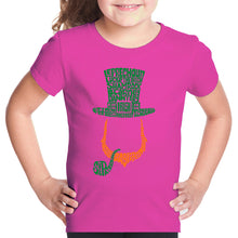 Load image into Gallery viewer, Leprechaun  - Girl&#39;s Word Art T-Shirt
