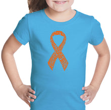 Load image into Gallery viewer, Ms Ribbon - Girl&#39;s Word Art T-Shirt