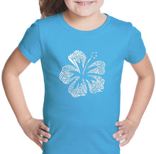 Load image into Gallery viewer, Mahalo - Girl&#39;s Word Art T-Shirt