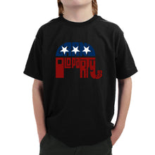 Load image into Gallery viewer, REPUBLICAN GRAND OLD PARTY - Boy&#39;s Word Art T-Shirt