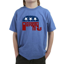 Load image into Gallery viewer, REPUBLICAN GRAND OLD PARTY - Boy&#39;s Word Art T-Shirt