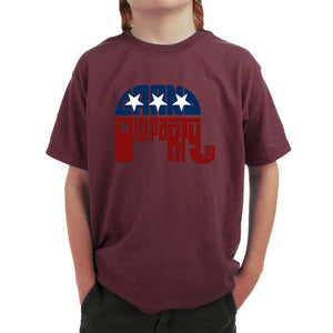 REPUBLICAN GRAND OLD PARTY - Boy's Word Art T-Shirt