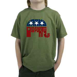 REPUBLICAN GRAND OLD PARTY - Boy's Word Art T-Shirt