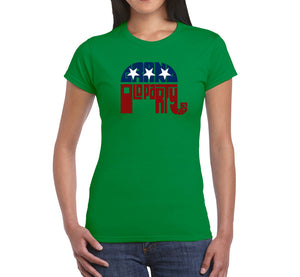 REPUBLICAN GRAND OLD PARTY - Women's Word Art T-Shirt