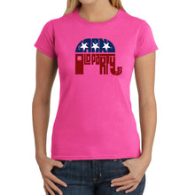 Load image into Gallery viewer, REPUBLICAN GRAND OLD PARTY - Women&#39;s Word Art T-Shirt