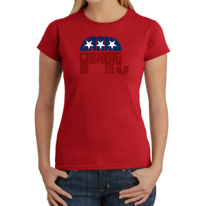 REPUBLICAN GRAND OLD PARTY - Women's Word Art T-Shirt