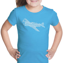 Load image into Gallery viewer, P40 - Girl&#39;s Word Art T-Shirt
