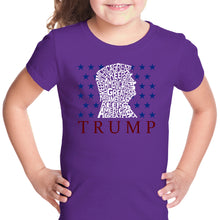 Load image into Gallery viewer, Keep America Great - Girl&#39;s Word Art T-Shirt