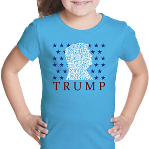 Keep America Great - Girl's Word Art T-Shirt