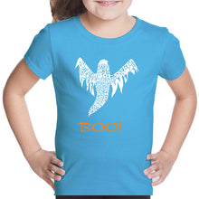 Load image into Gallery viewer, Halloween Ghost - Girl&#39;s Word Art T-Shirt