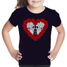 Load image into Gallery viewer, Girl&#39;s Word Art T-shirt - Til Death Do Us Part