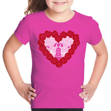 Load image into Gallery viewer, Girl&#39;s Word Art T-shirt - Til Death Do Us Part