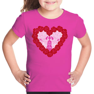 Girl's Word Art T-shirt - Til Death Do Us Part