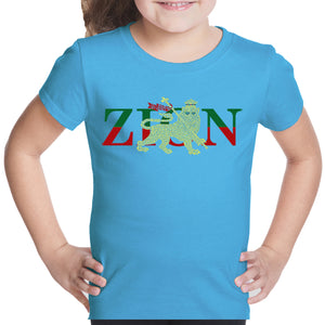 Zion One Love - Girl's Word Art T-Shirt