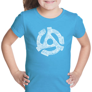 Record Adapter - Girl's Word Art T-Shirt