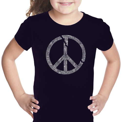 EVERY MAJOR WORLD CONFLICT SINCE 1770 - Girl's Word Art T-Shirt