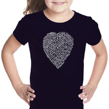 Load image into Gallery viewer, WILLIAM SHAKESPEARE&#39;S SONNET 18 - Girl&#39;s Word Art T-Shirt
