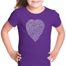 Load image into Gallery viewer, WILLIAM SHAKESPEARE&#39;S SONNET 18 - Girl&#39;s Word Art T-Shirt
