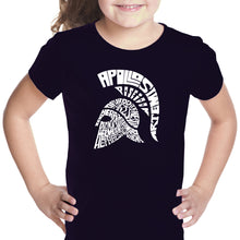 Load image into Gallery viewer, SPARTAN - Girl&#39;s Word Art T-Shirt