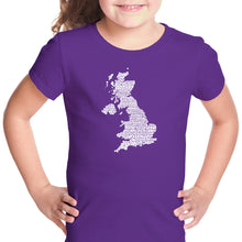 Load image into Gallery viewer, GOD SAVE THE QUEEN - Girl&#39;s Word Art T-Shirt