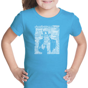 UNCLE SAM - Girl's Word Art T-Shirt