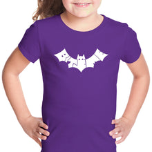 Load image into Gallery viewer, BAT BITE ME - Girl&#39;s Word Art T-Shirt