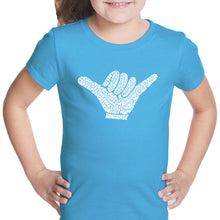 Load image into Gallery viewer, TOP WORLDWIDE SURFING SPOTS - Girl&#39;s Word Art T-Shirt