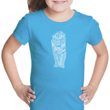 Load image into Gallery viewer, TIGER - Girl&#39;s Word Art T-Shirt