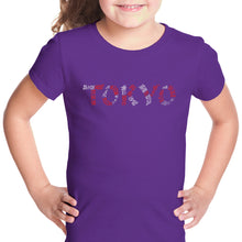 Load image into Gallery viewer, THE NEIGHBORHOODS OF TOKYO - Girl&#39;s Word Art T-Shirt