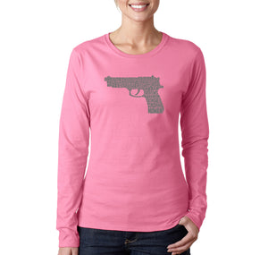 RIGHT TO BEAR ARMS - Women's Word Art Long Sleeve T-Shirt