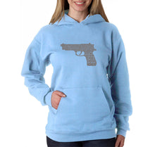 Load image into Gallery viewer, RIGHT TO BEAR ARMS - Women&#39;s Word Art Hooded Sweatshirt