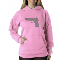 Load image into Gallery viewer, RIGHT TO BEAR ARMS - Women&#39;s Word Art Hooded Sweatshirt