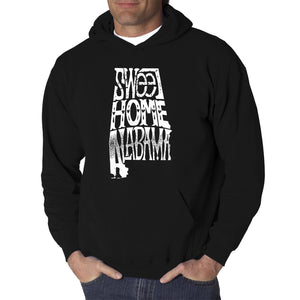 Sweet Home Alabama - Men's Word Art Hooded Sweatshirt
